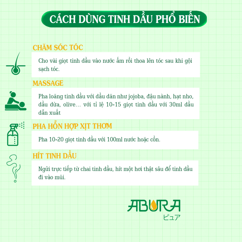 Cách dùng tinh dầu Vỏ Quế nguyên chất