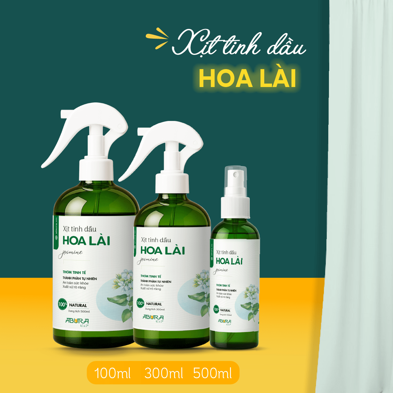 Tinh dầu xịt thơm Hoa Lài