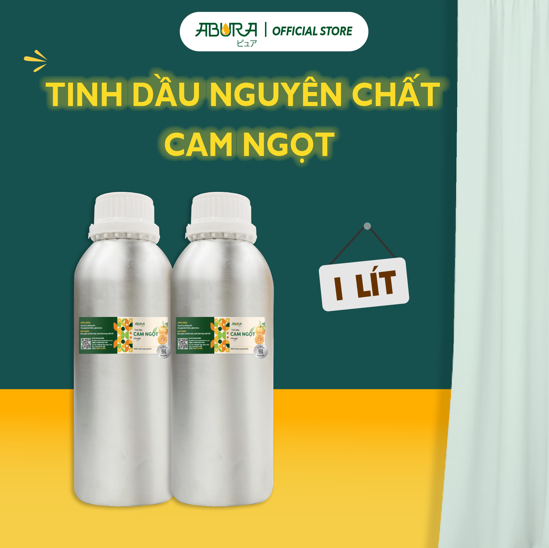 Tinh dầu Cam Ngọt nguyên chất khuếch tán