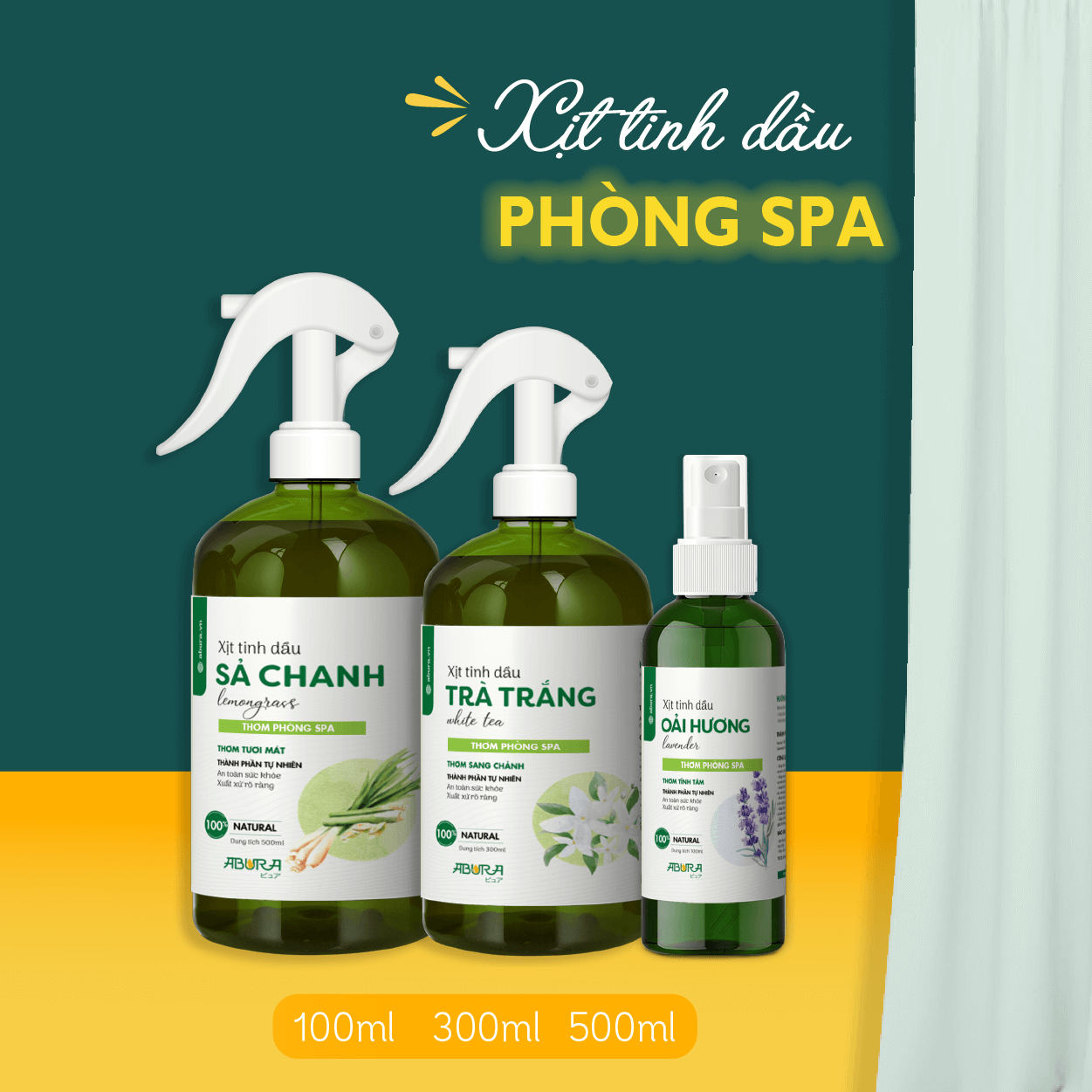 Xịt Thơm Tinh Dầu Phòng SPA
