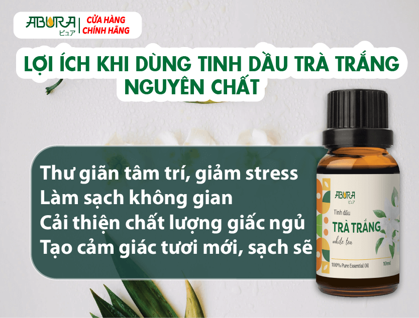 Lợi ích khi dùng tinh dầu trà trắng nguyên chất
