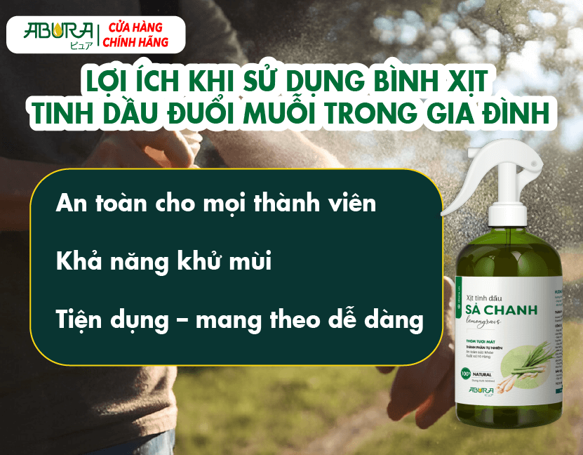 Lợi Ích Khi Sử Dụng Bình Xịt Tinh Dầu Đuổi Muỗi Trong Gia Đình
