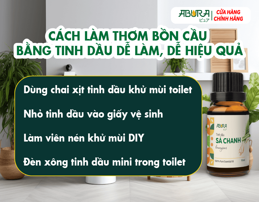 Cách Làm Thơm Bồn Cầu Bằng Tinh Dầu – Dễ Làm, Dễ Hiệu Quả
