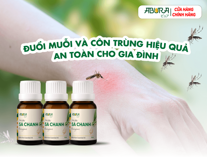Đuổi muỗi và côn trùng hiệu quả an toàn cho cả gia đình