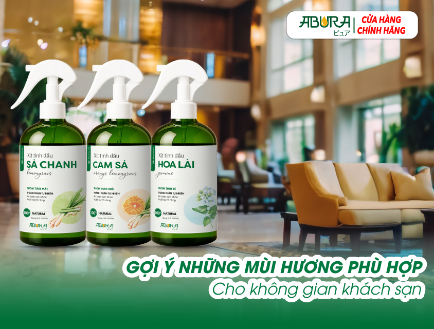 Gợi ý những mùi hương phù hợp cho khách sạn