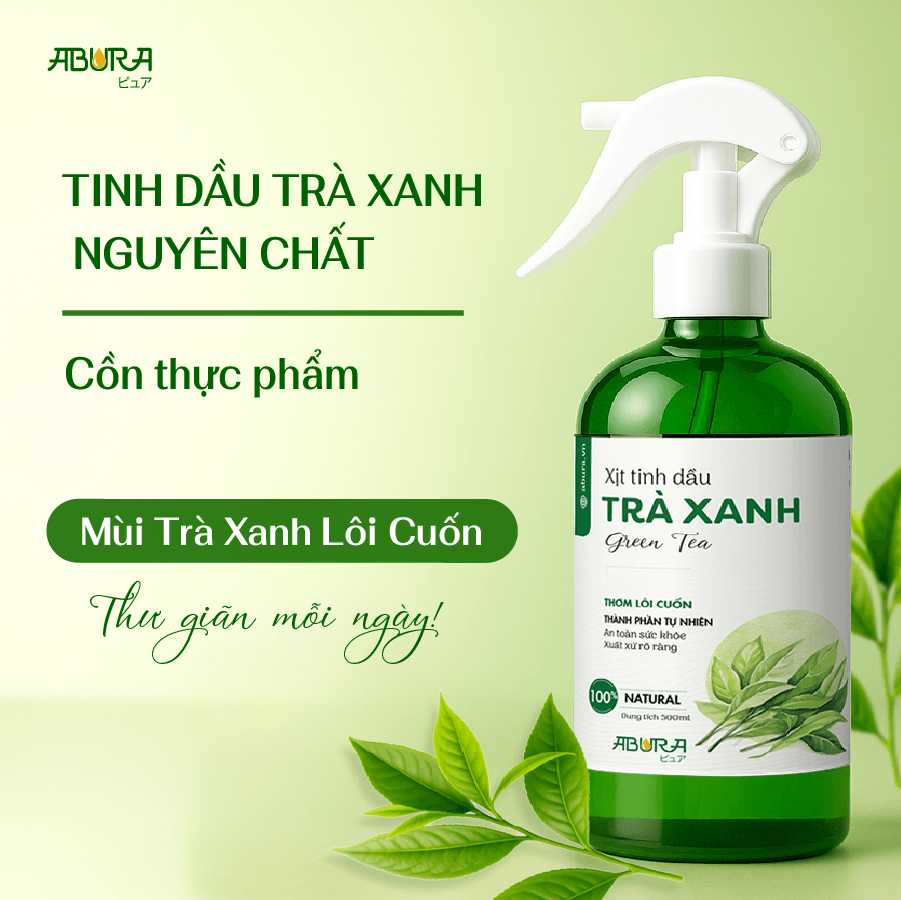 Thành phần Xịt Tinh Dầu Cao Cấp Trà Xanh Thành phần Xịt Tinh Dầu Cao Cấp Trà Xanh