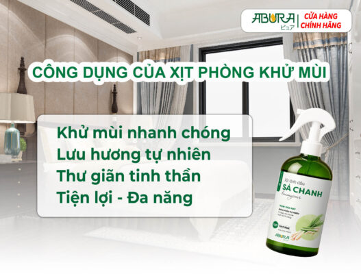 Công dụng nổi bận xịt phòng khử mùi