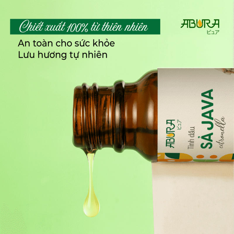 Tinh dầu thiên nhiên Sả Java ABURA 10ml