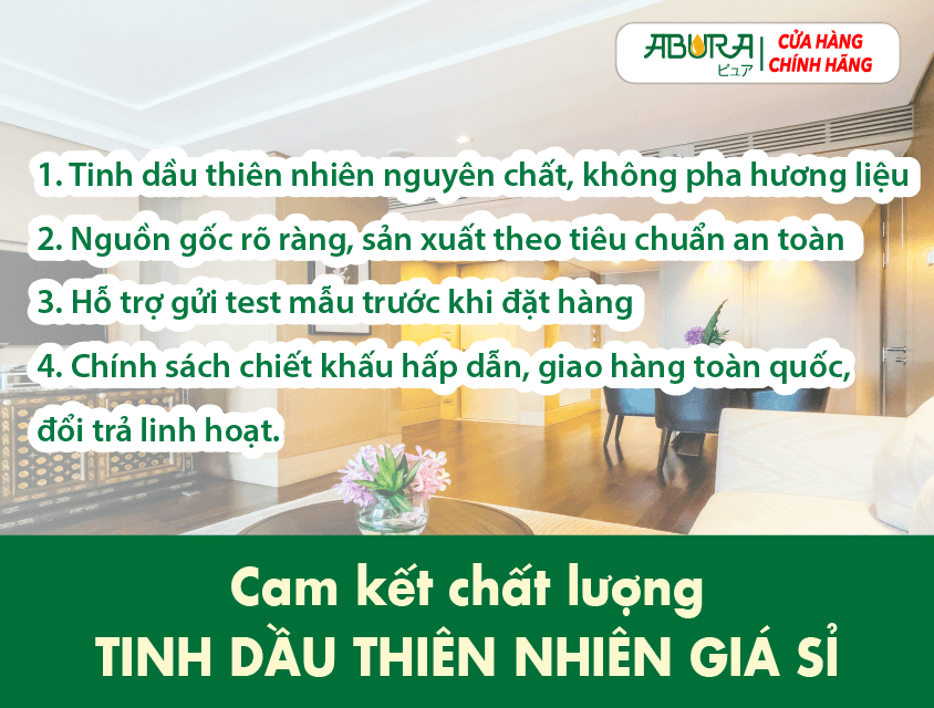 Cam kết chất lượng Tinh Dầu Thiên Nhiên Giá Sỉ