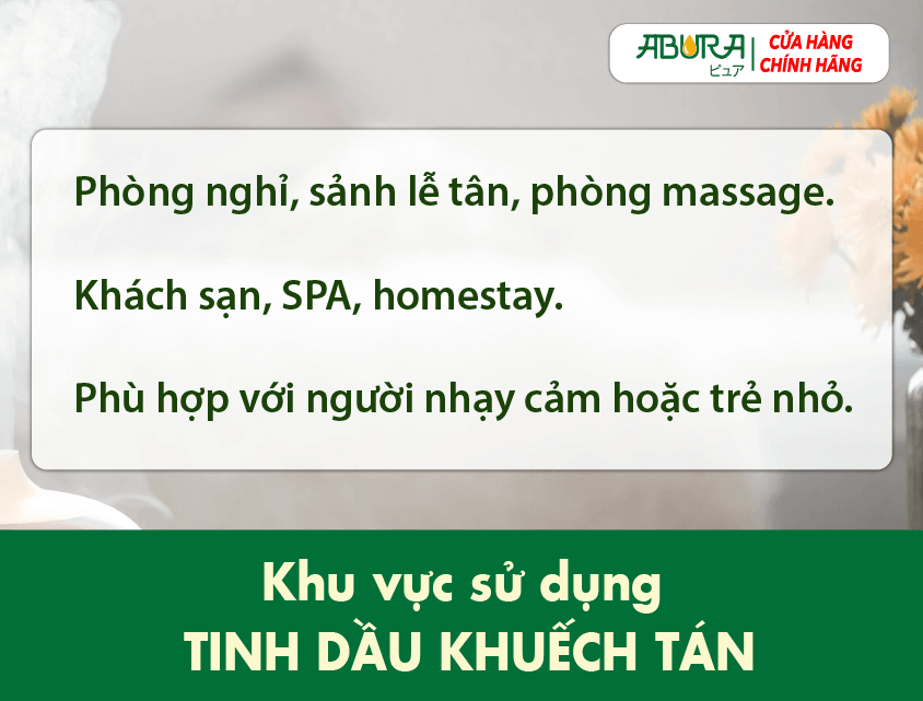 Khu Vực Sử Dụng Phù Hợp Tinh Dầu Sả Chanh Cho Khách Sạn