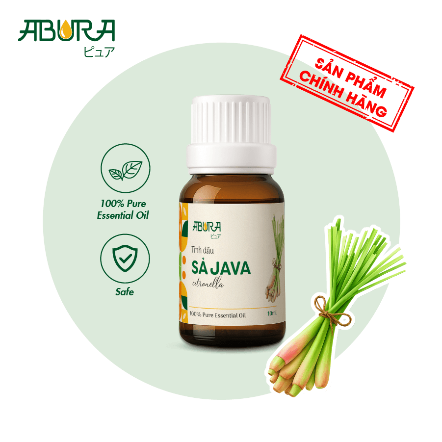Tinh dầu thiên nhiên Sả Java ABURA 10ml