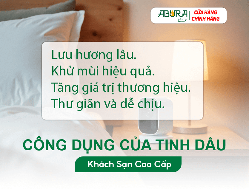Công dụng Tinh Dầu Khách Sạn Cao Cấp