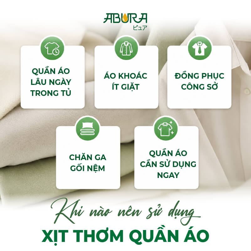 Những trường hợp nên sử dụng xịt khử mùi quần áo để làm mới trang phục nhanh chóng