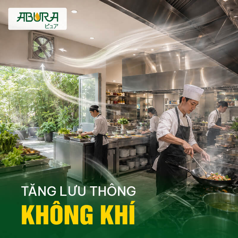  xịt khử mùi tinh dầu giúp không gian quán ăn dễ chịu hơn